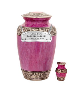 Modest Series - Lotus Pink Cremation Urn - IUAL126