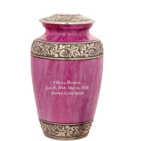 Modest Series - Lotus Pink Cremation Urn - IUAL126