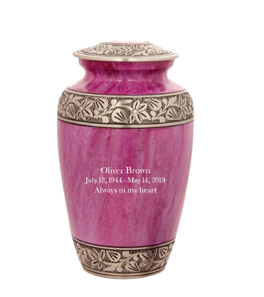 Modest Series - Lotus Pink Cremation Urn - IUAL126
