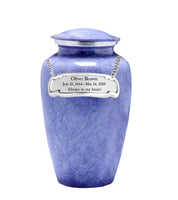 Modest Series - Violet Marble Cremation Urn - IUAL142