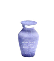 Modest Series - Violet Marble Cremation Urn - IUAL142