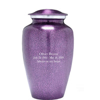 Modest Series - Purple Droplet Cremation Urn - IUAL143