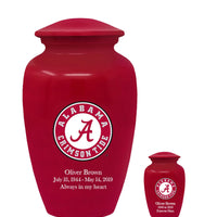 Fan Series - University of Alabama Crimson Tide Seal Memorial Cremation Urn - IUALB101