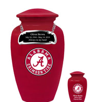 Fan Series - University of Alabama Crimson Tide Seal Memorial Cremation Urn - IUALB101