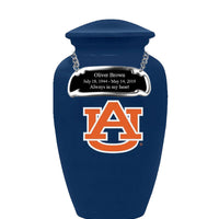 Fan Series - Auburn University Tigers Blue Memorial Cremation Urn - IUAUB100