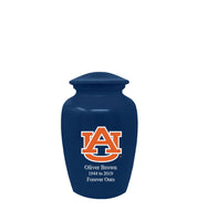 Fan Series - Auburn University Tigers Blue Memorial Cremation Urn - IUAUB100