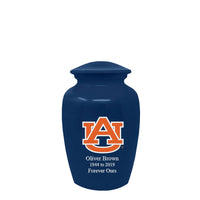 Fan Series - Auburn University Tigers Blue Memorial Cremation Urn - IUAUB100