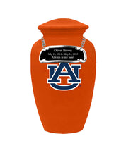 Fan Series - Auburn University Tigers Orange Memorial Cremation Urn - IUAUB101