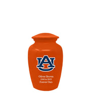 Fan Series - Auburn University Tigers Orange Memorial Cremation Urn - IUAUB101