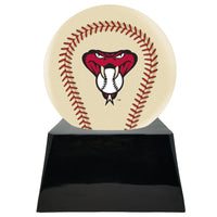 Ivory Baseball Trophy Urn Base with Optional Arizona Diamondbacks Team Sphere