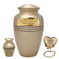 Classic Series - Gold Cremation Urn - IUCL100