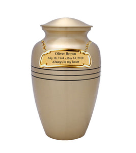 Classic Series - Gold Cremation Urn - IUCL100