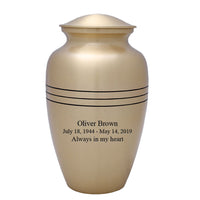Classic Series - Gold Cremation Urn - IUCL100