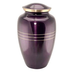 IMPERFECT - Classic Purple Cremation Urn - IUCL107 - NON-RETURNABLE