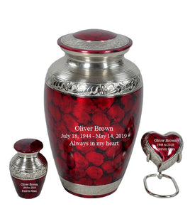 Marvel Series - Crimson Cremation Urn - IUCL112