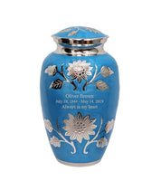 Bouquet Series - Blue Sunflower Cremation Urn - IUCL135