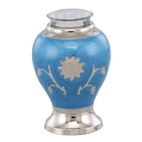 Blue Sunflower Tealight Cremation Urn - IUCL135-TL