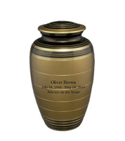 Marvel Series - Gold and Black Cremation Urn - IUCL137-Gold