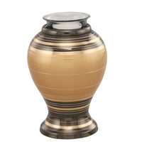 Gold and Black Tealight Cremation Urn - IUCL137-G-TL