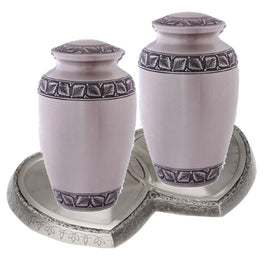 Athens Pewter Companion Cremation Urn - IUCL139-CP