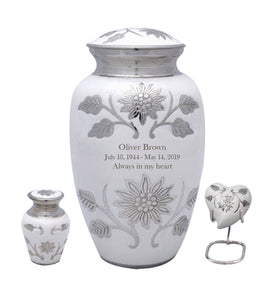 Bouquet Series - White Sunflower Cremation Urn - IUCL141
