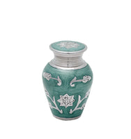 Bouquet Series - Teal Sunflower Cremation Urn - IUCL142