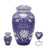 Bouquet Series - Purple Sunflower Cremation Urn - IUCL143