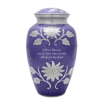 Bouquet Series - Purple Sunflower Cremation Urn - IUCL143