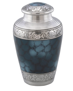 Athens Classic Blue Cloud Cremation Urn - Blue - Overstock Deal IUCL150AL