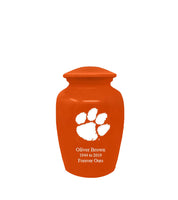 Fan Series - Clemson University Tigers Orange Memorial Cremation Urn - IUCLM100