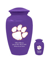 Fan Series - Clemson University Tigers Purple Memorial Cremation Urn - IUCLM101