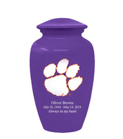 Fan Series - Clemson University Tigers Purple Memorial Cremation Urn - IUCLM101