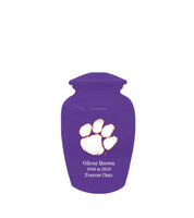 Fan Series - Clemson University Tigers Purple Memorial Cremation Urn - IUCLM101
