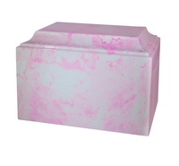 Carnation Pink Cultured Marble Urn - IUCM400
