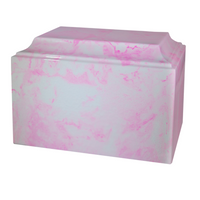 Carnation Pink Cultured Marble Urn - IUCM400