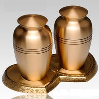 Classic Gold Companion Cremation Urn - IUCL100-CP