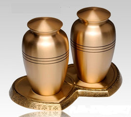 Classic Gold Companion Cremation Urn - IUCL100-CP