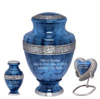 Serene Series - Midnight Iris Cremation Urn - IUET100