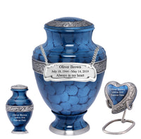 Serene Series - Midnight Iris Cremation Urn - IUET100