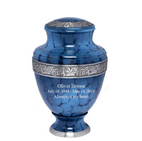 Serene Series - Midnight Iris Cremation Urn - IUET100