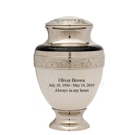 Serene Series - Elegant Pearl Cremation Urn - IUET104
