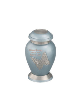 Flora Series - Blue Butterfly Cremation Urn - IUET110FH