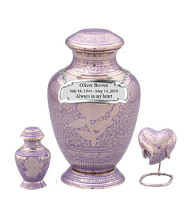 Sheen Series - Purple Rose Cremation Urn - IUET126PU