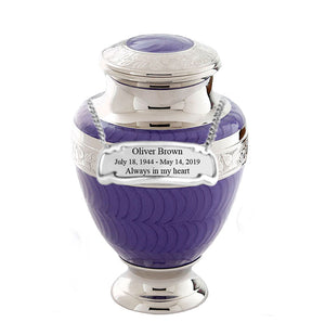 Serene Series - Purple Cremation Urn - IUET132