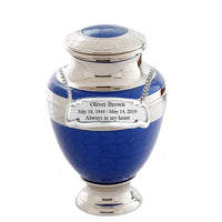 Serene Series - Blue Cremation Urn - IUET133