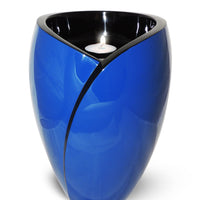 Aesthetic Series - Tealight Adult Fiberglass Urn, Blue- IUFC100