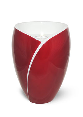 Aesthetic Series - Tealight Adult Fiberglass Urn, Red - IUFC102