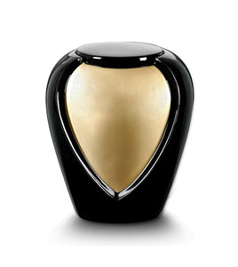 Aesthetic Series - Australe Adult Fiberglass Urn, Black- IUFC109