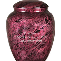 Classy Series - Fiberglass Cremation Urn, Pink - IUFG103