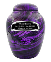 Classy Series - Fiberglass Cremation Urn, Purple - IUFG106